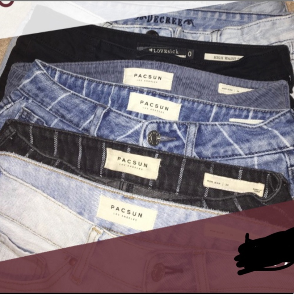 SALE‼️PACSUN BOYFRIEND JEANS MYSTERY BOX